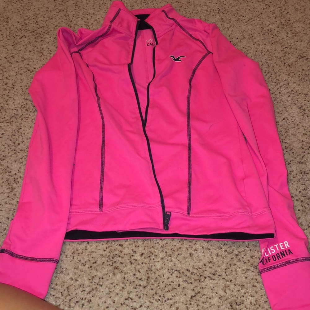 Pink workout jacket